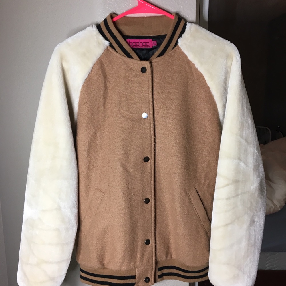 Tan button up jacket